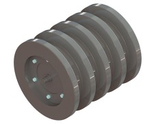 Резиновый каток ø 515 мм 3